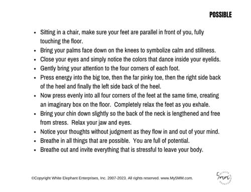 Possible card back, activity instructions