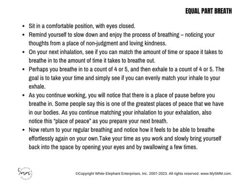 Resilient card back, activity instructions